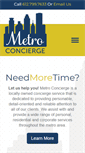 Mobile Screenshot of metroconciergempls.com